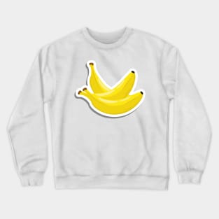 Yellow bananas fruits Crewneck Sweatshirt